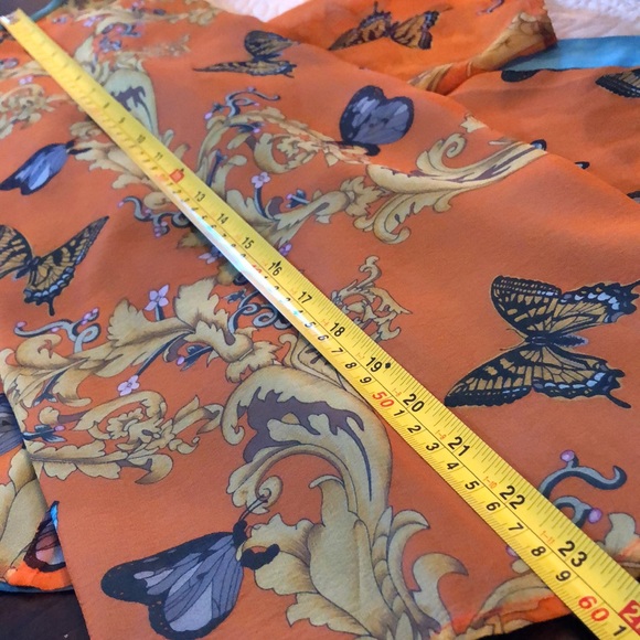 🦋dianaira Stunning Silk, Chiffon Butterfly Open Lined Lightweight over jacket - Picture 10 of 11